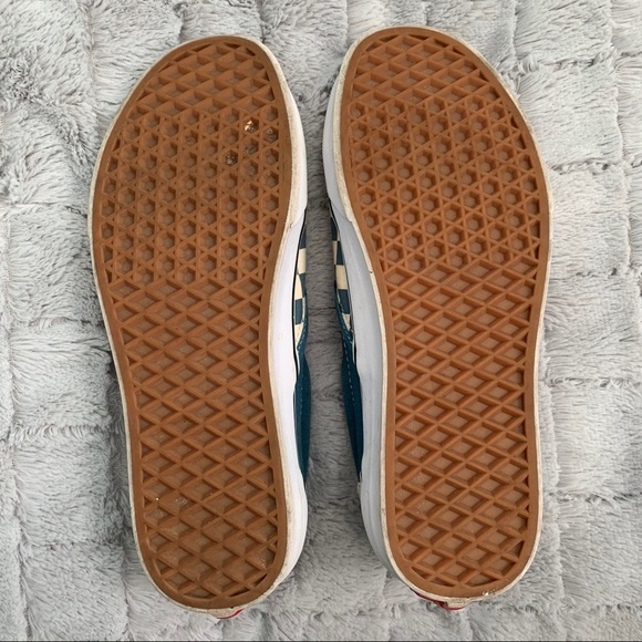 Blue Checkered Vans - Picture 3 of 5